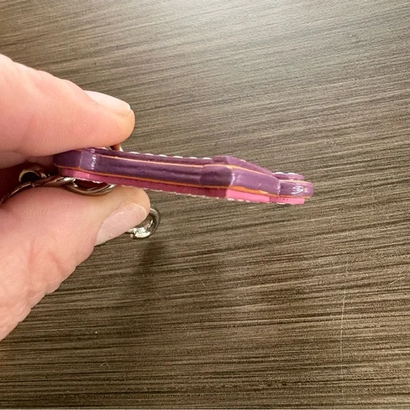 RESERVED Coach Letter K Leather Bag Charm - Picture 9 of 10